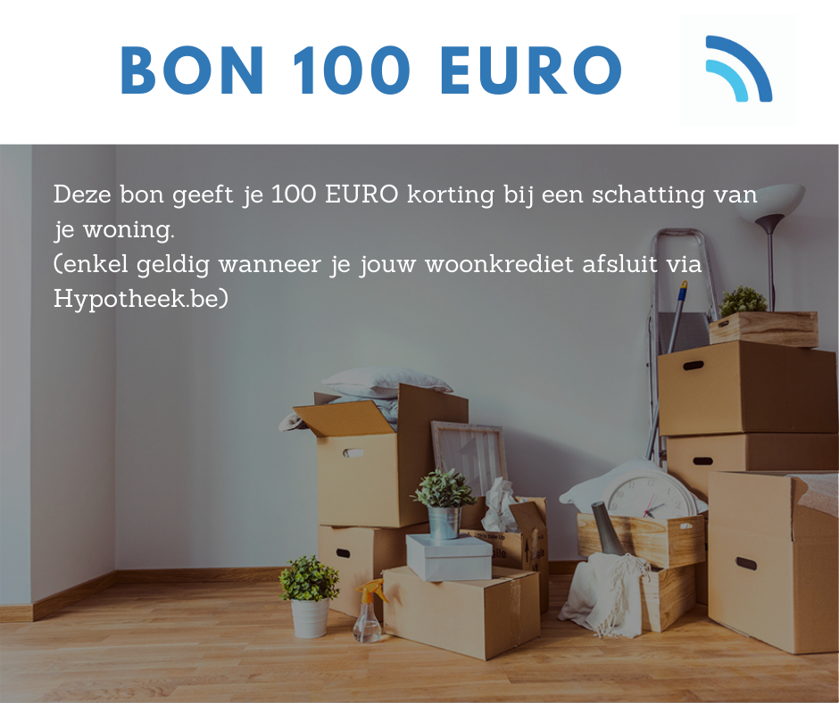 100 euro korting op schatting van je woning
